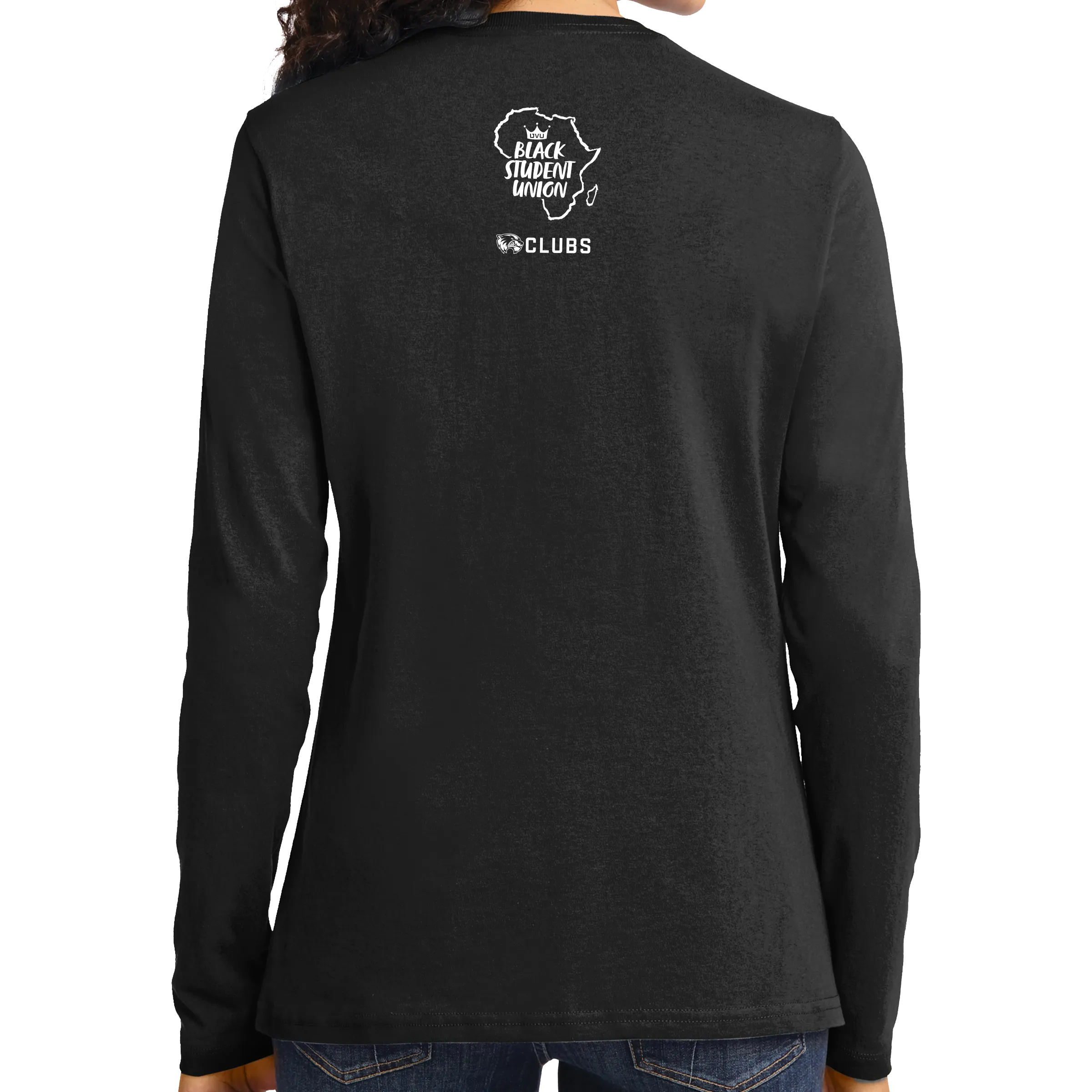 UVU Black Student Union Ally- Port & Company Long Sleeve Cotton Tee