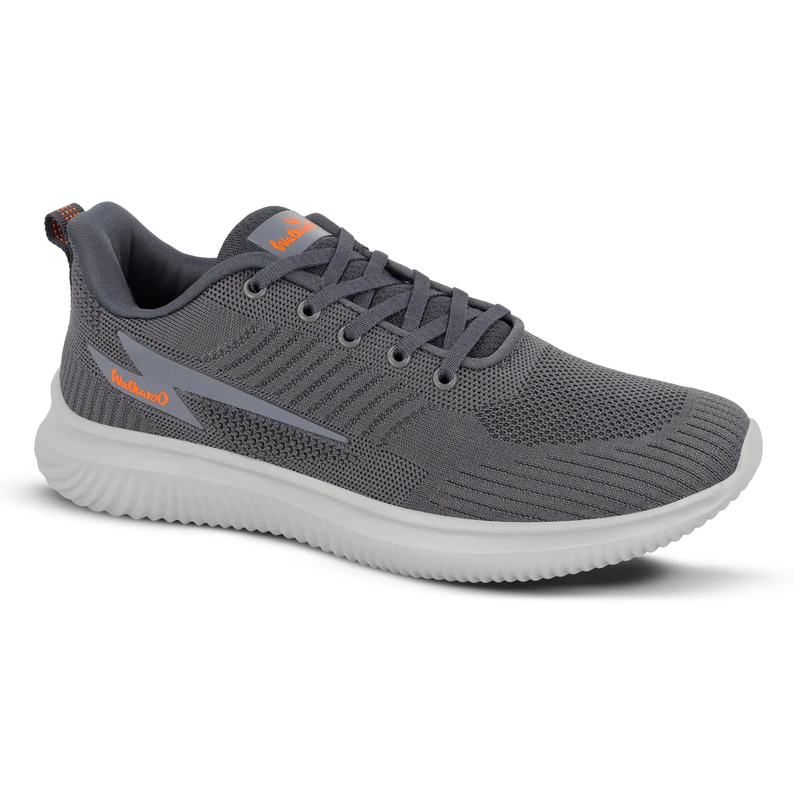 Walkaroo Men walking  Shoes - WS9547 Dark Grey