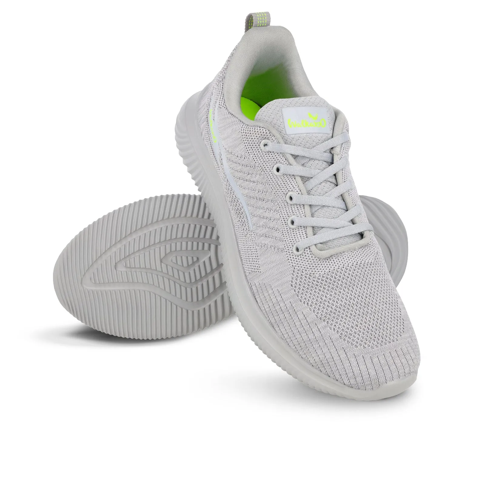 Walkaroo Men walking  Shoes - WS9547 Light Grey