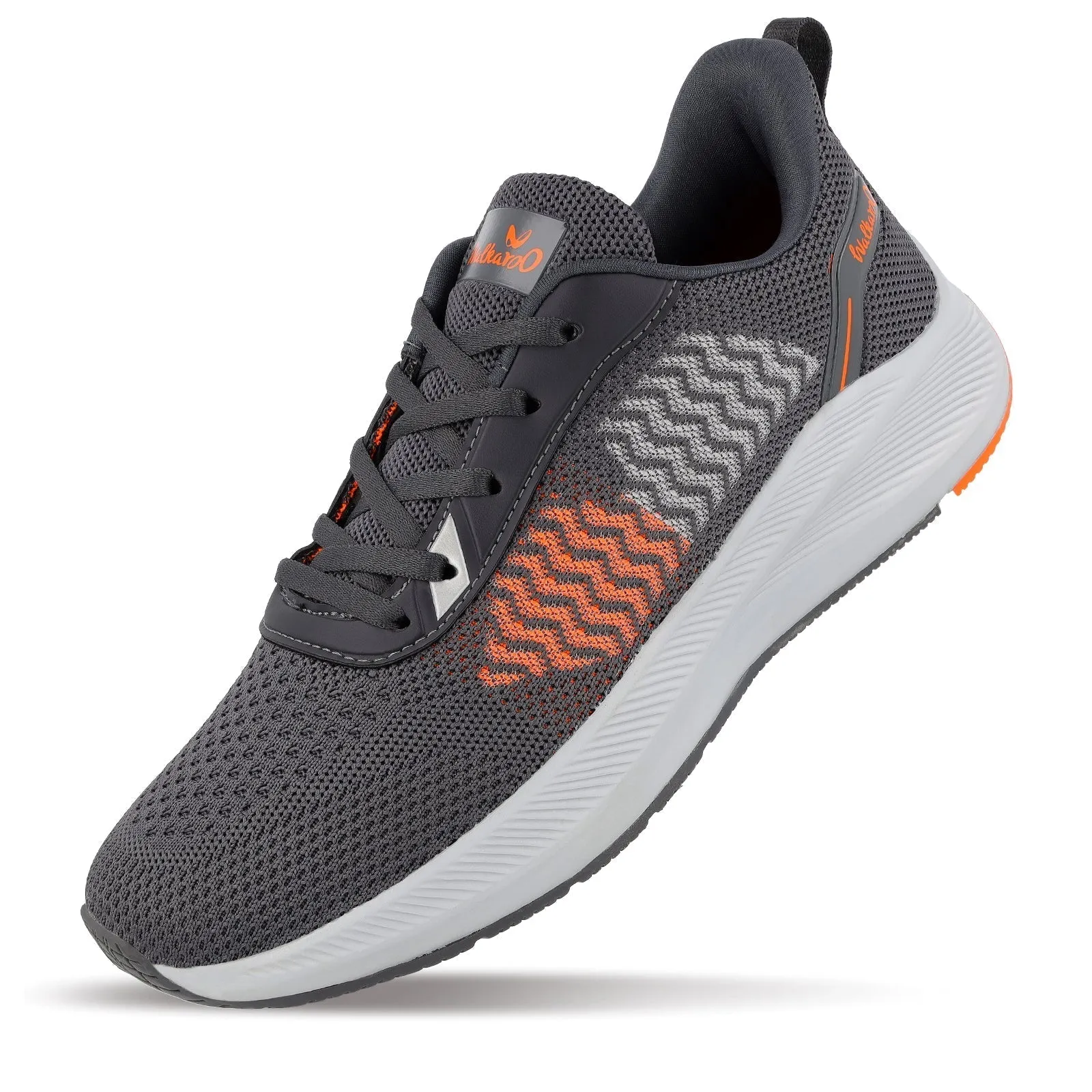 Walkaroo Running Shoes for Men - WS9091 Dark Grey