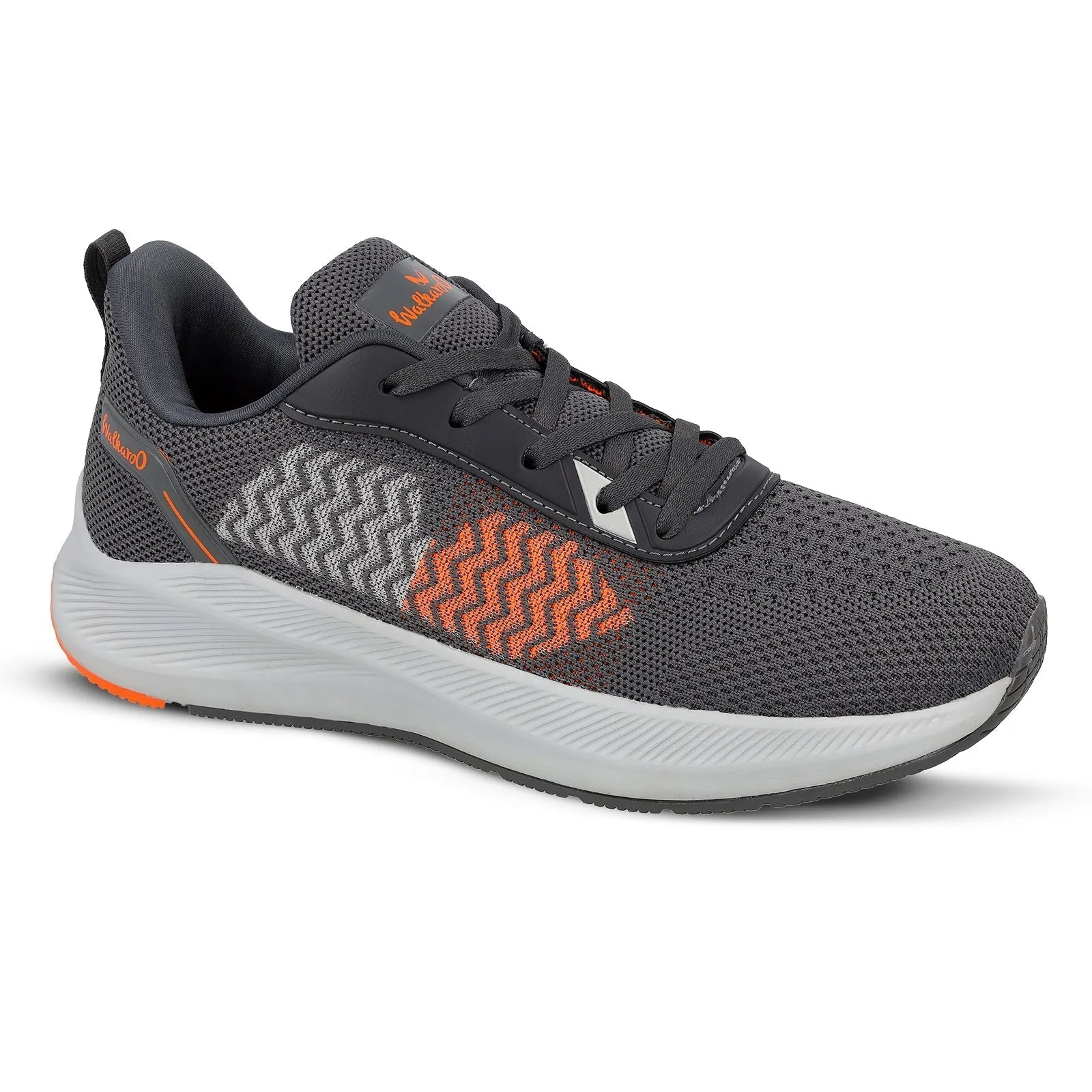 Walkaroo Running Shoes for Men - WS9091 Dark Grey